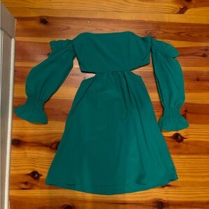 Unique green dress size small